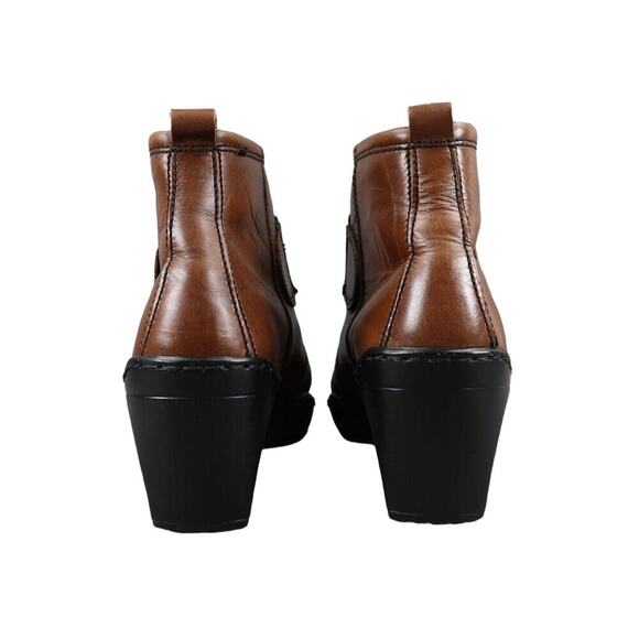 Josef Seibel Shoes Womens 37 Booties Fashion Classic Calla Leather Strap Slouchy - Picture 6 of 16